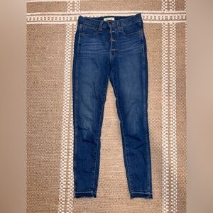 Madewell 10” High Rise Skinny